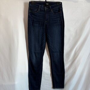 PAIGE Women's Midnight Blue Skinny Jeans